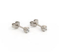 3mm CZ Stud S/S (Sensitive Ear)