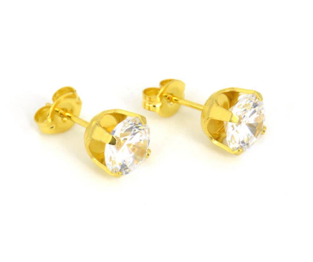 7mm CZ Stud G/P (Sensitive Ear)