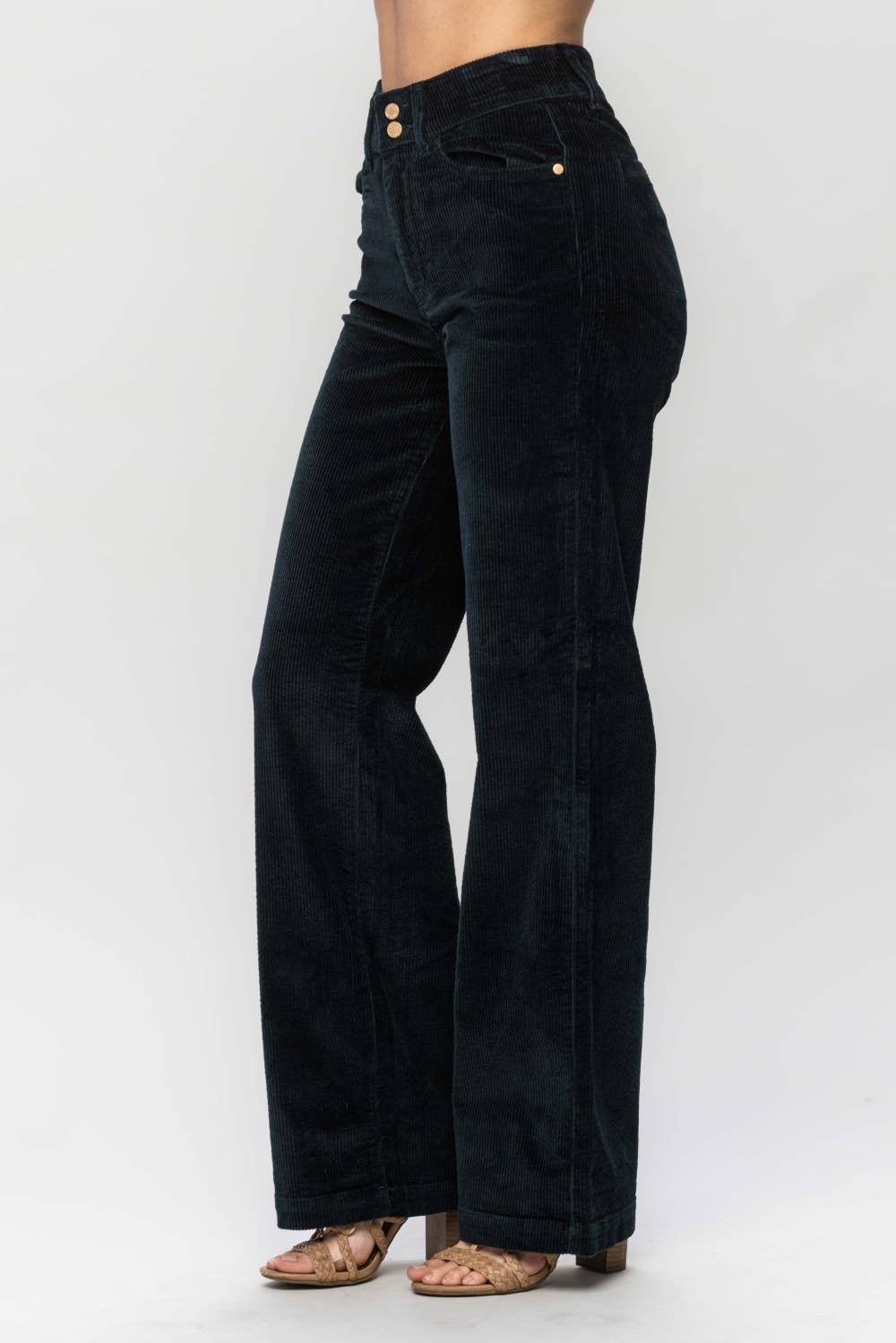 HW Overdyed Corduroy Trouser Wide Leg