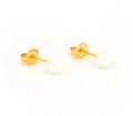 5mm White Pearl Stud G/P (Sensitive Ear)