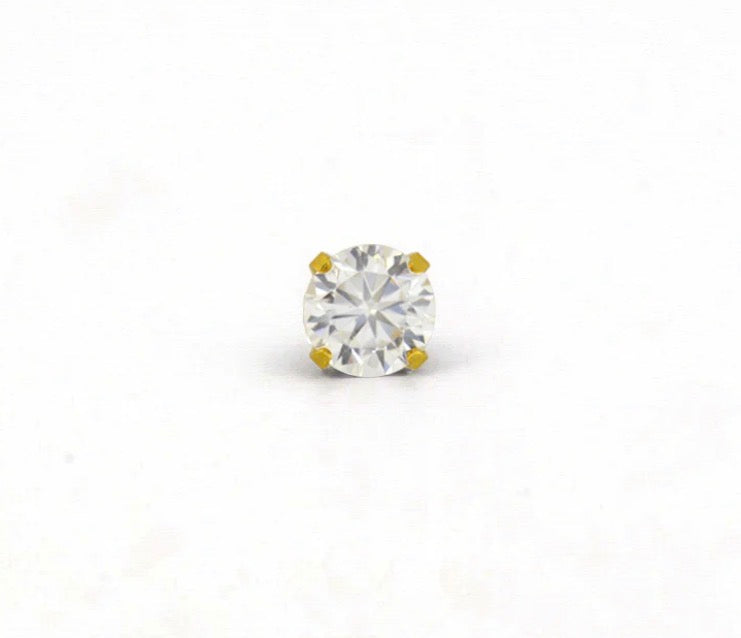 5mm CZ Stud G/P (Sensitive Ear)