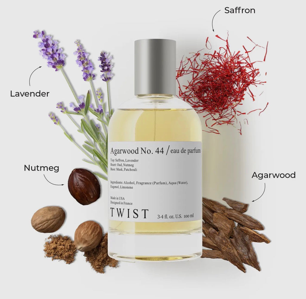 Twist Agarwood No. 44 Eau de Parfum (unisex) - 3.4 oz / 100 ml