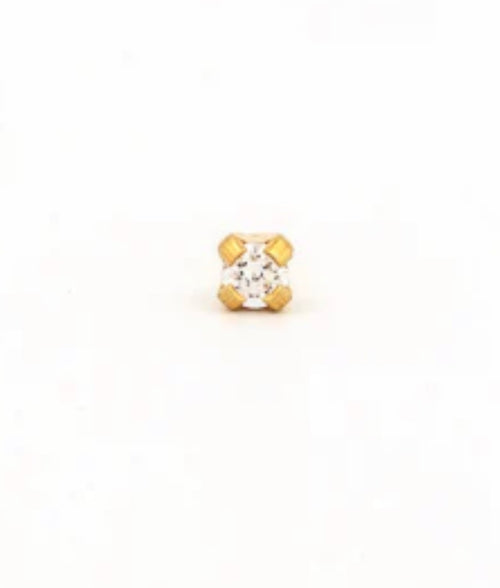 2mm CZ Stud G/P (Sensitive Ear)