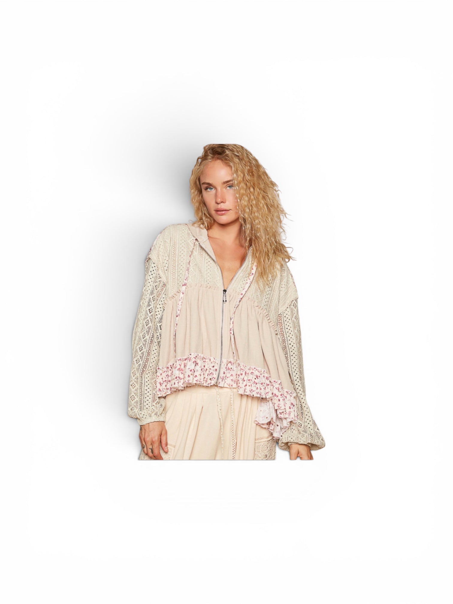 POL Zip Hoodie Top