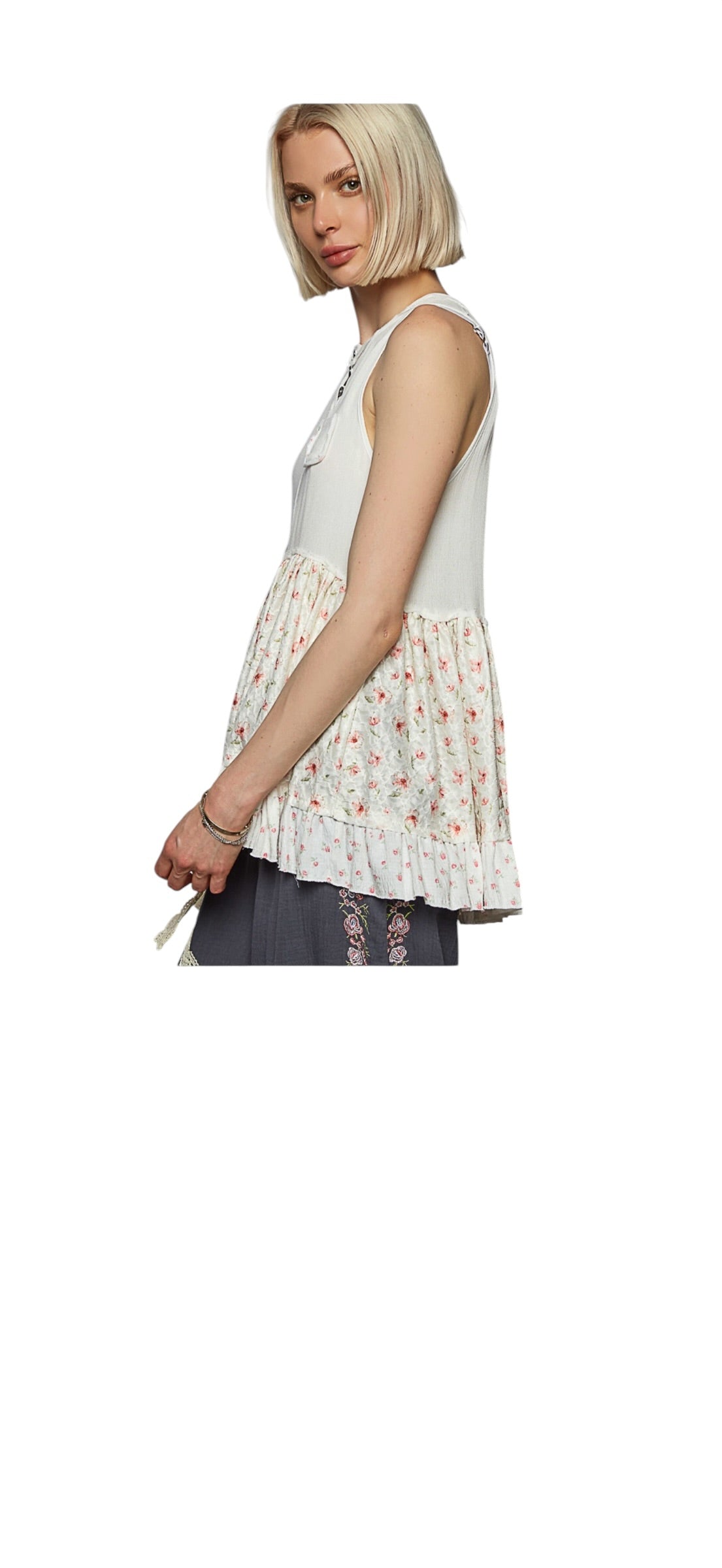 POL Sweet Babydoll Tank