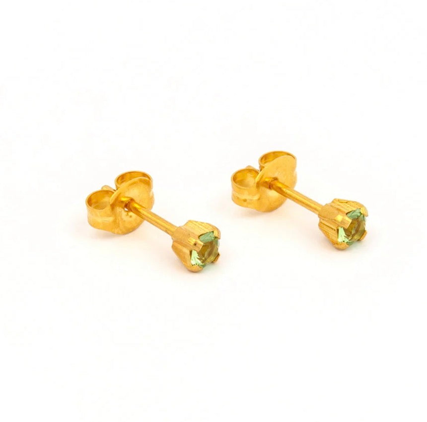 GP 3mm Aug Peridot (Sensitive Ear)
