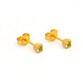 GP 3mm Aug Peridot (Sensitive Ear)
