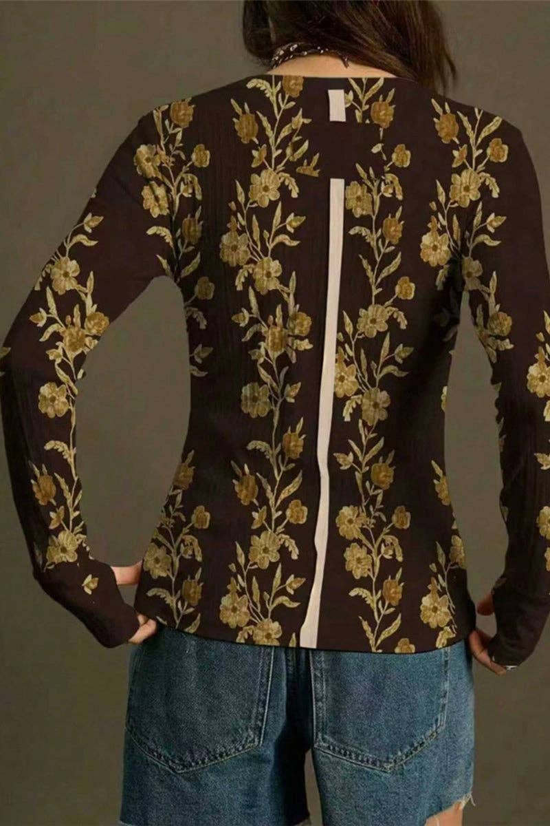 Floral Long Sleeve T-Shirt