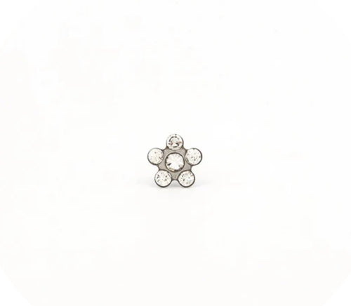 April Crystal Daisy Stud S/S (Sensitive Ear)