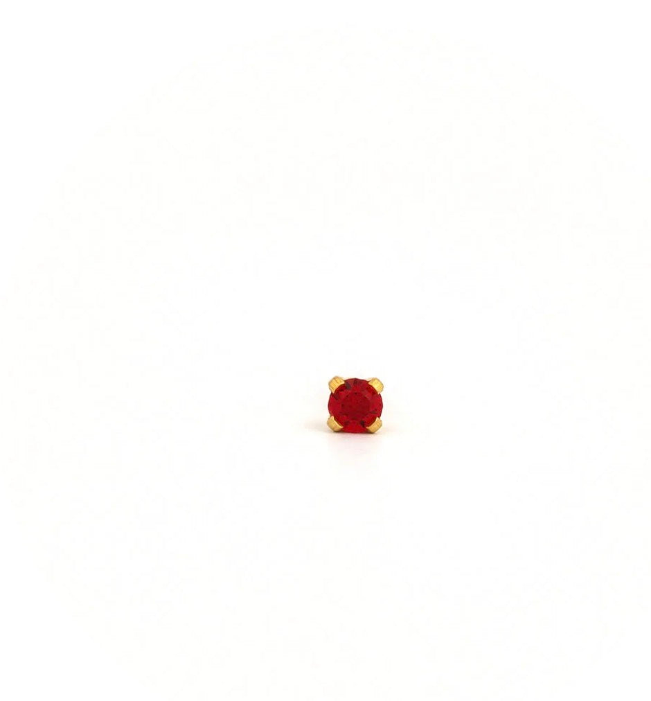 GP 3mm July Ruby (Sensitive Ear)