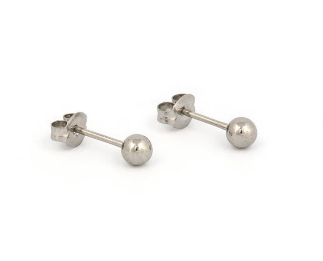 4mm Ball Stud S/S (Sensitive Ear)