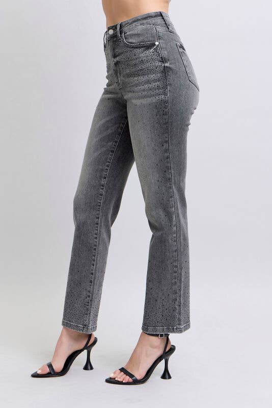 HW Rhinestone Straight