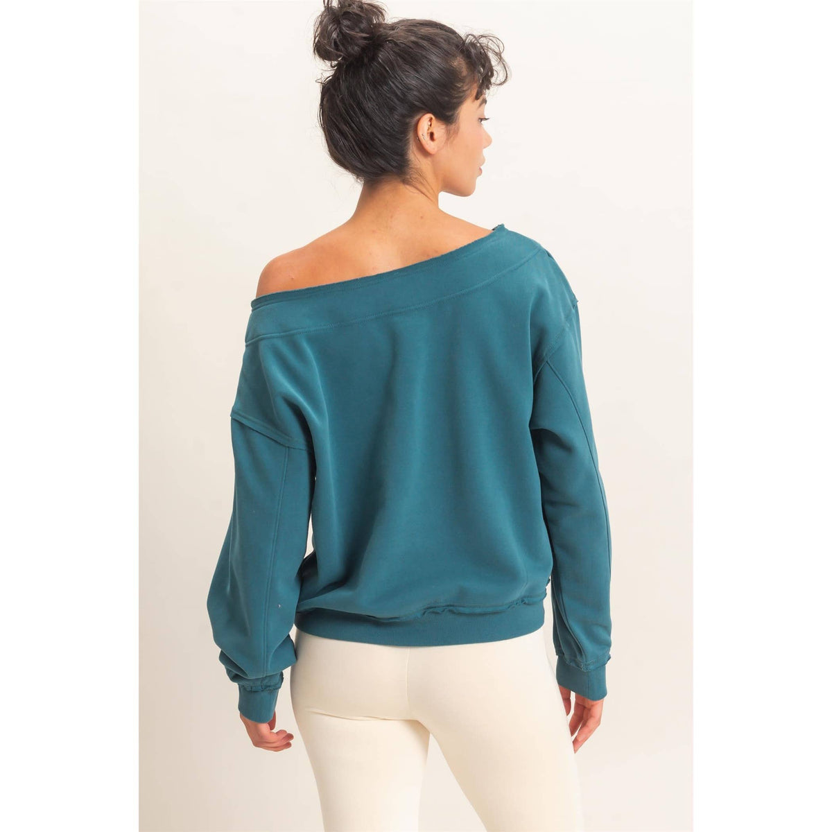 Off Shoulder Sweatshirt