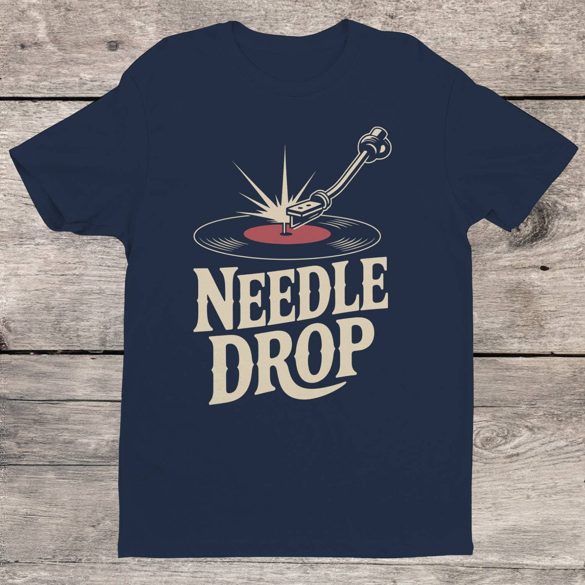 Needle Drop Vinyl Record Player Men's T-shirt