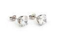 8mm CZ Stud S/S (Sensitive Ear)