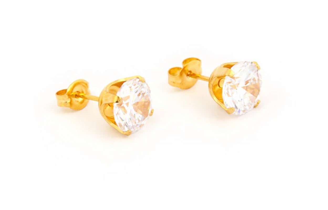 8mm CZ Stud G/P (Sensitive Ear)