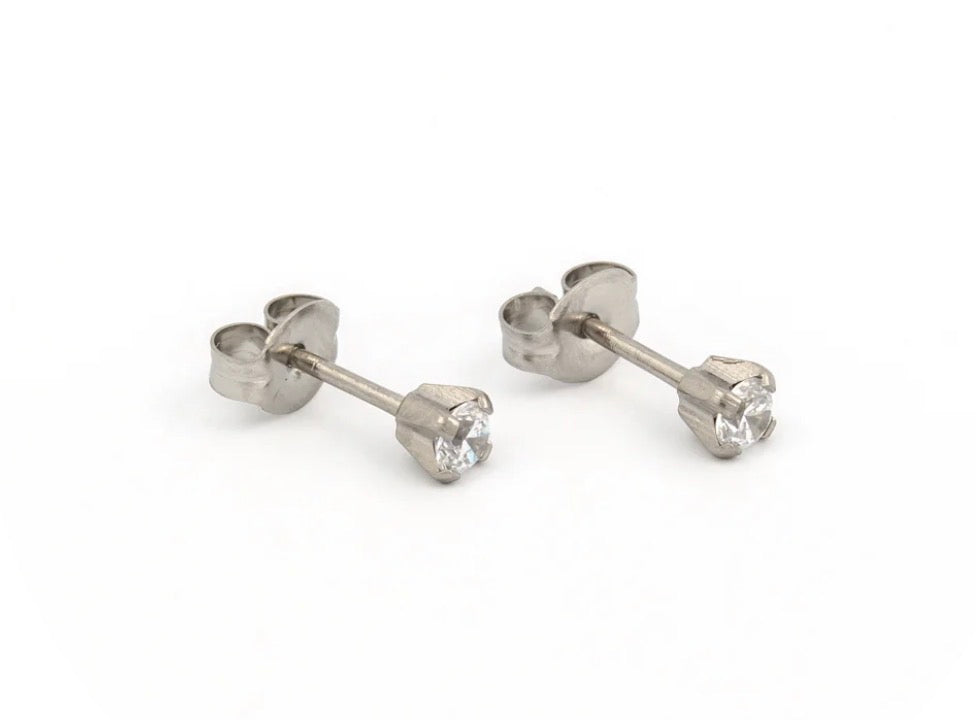 SS 3mm CZ (Sensitive Ear)