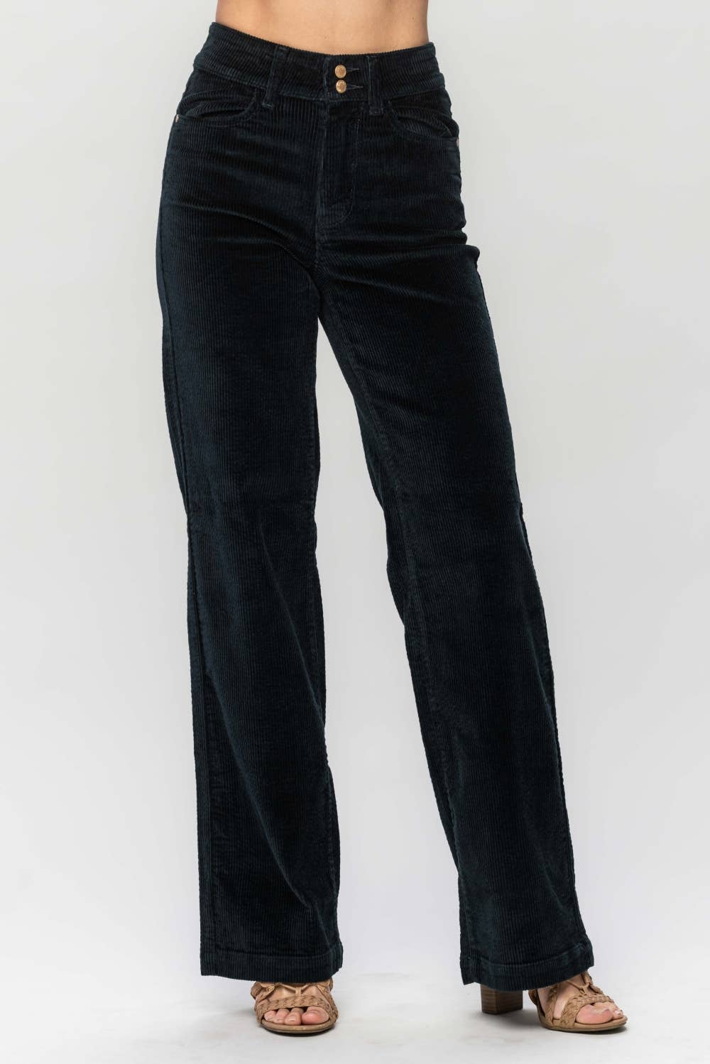 HW Overdyed Corduroy Trouser Wide Leg - PLUS