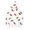 Game Day Rugby Football Print Hooded Sweatshirt