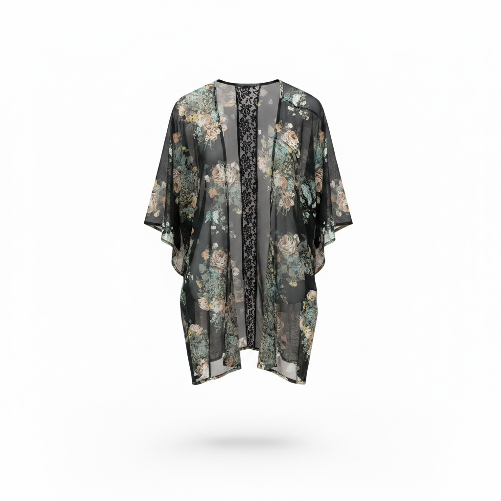 Emerald Kimono - Plus Size