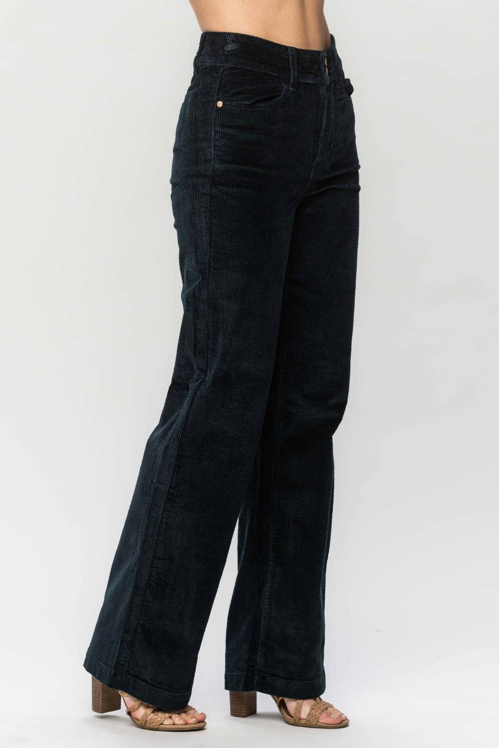 HW Overdyed Corduroy Trouser Wide Leg - PLUS