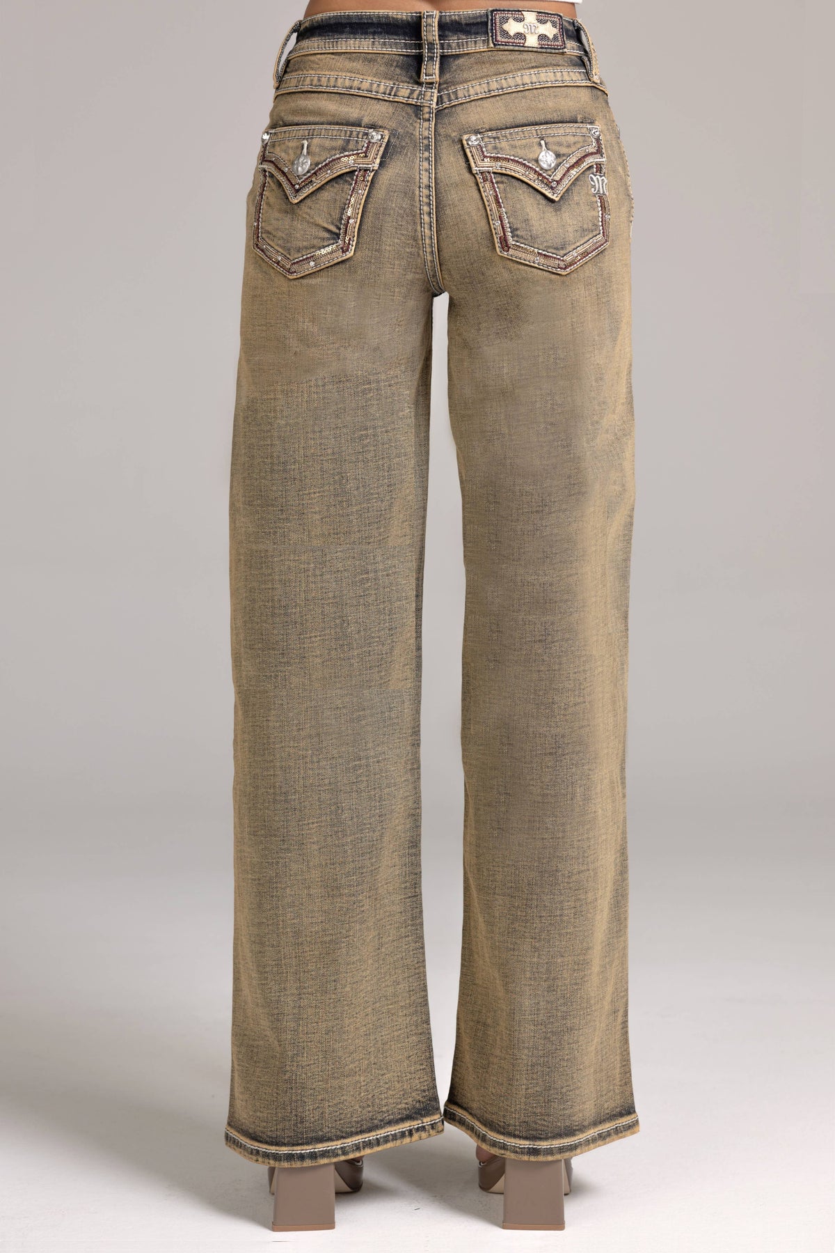 HIGH RISE WIDE JEANS
