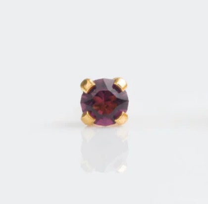 GP 3mm Feb Amethyst (Sensitive Ear)