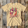 Bitchin Husky Rad Dog Unisex Tee
