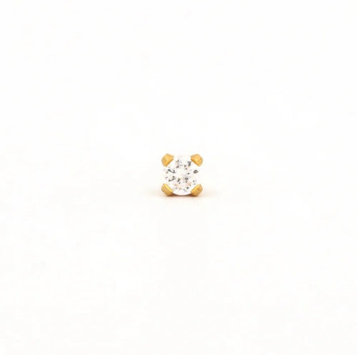 3mm CZ Stud G/P (Sensitive Ear)
