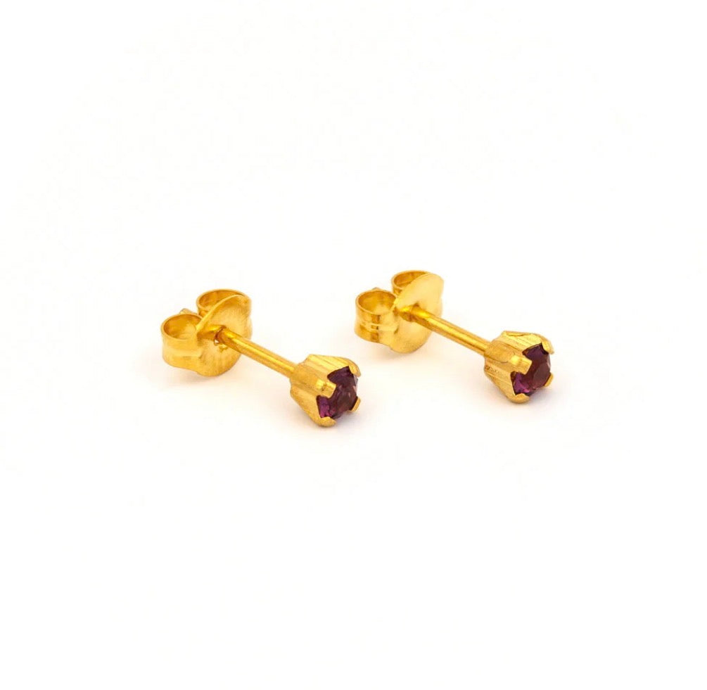 GP 3mm Feb Amethyst (Sensitive Ear)