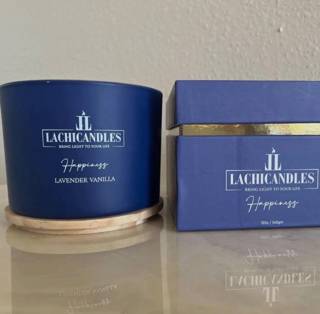 Lavender & Vanilla | Crystal Soy Candles