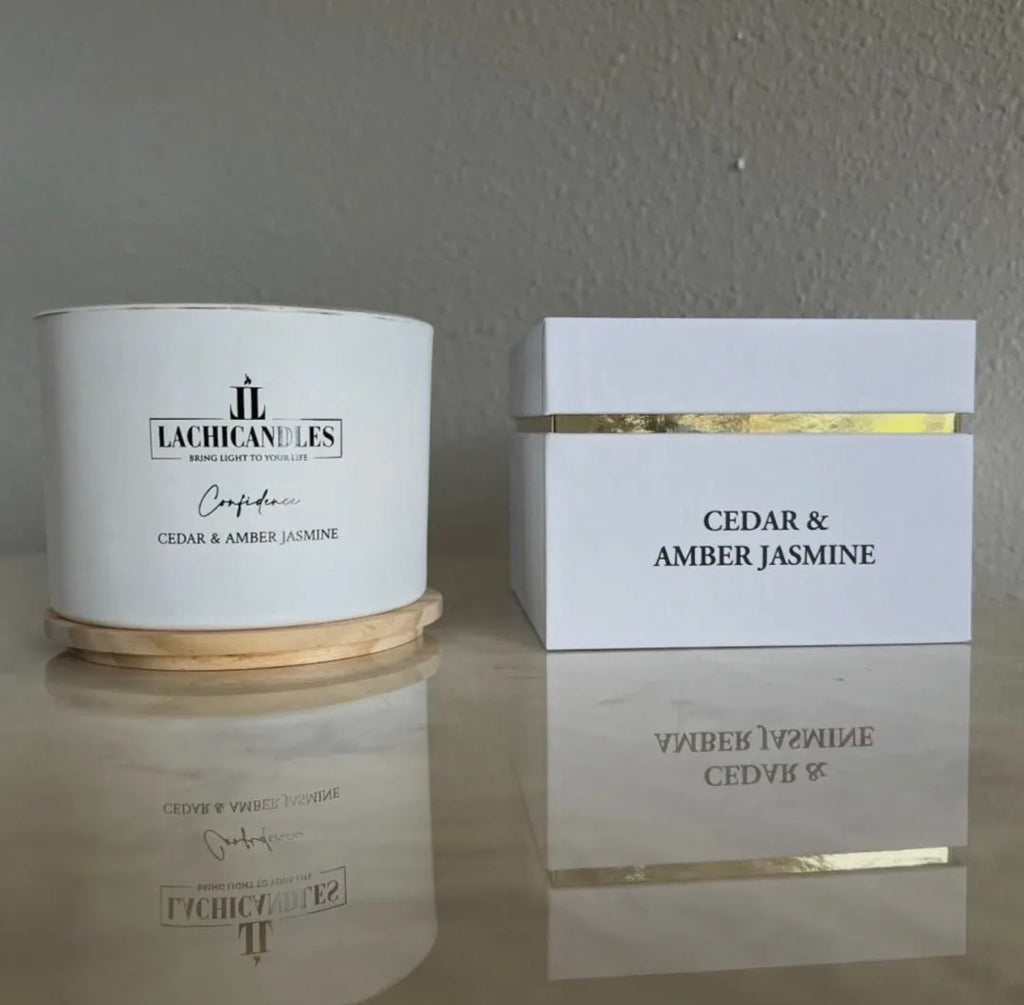 Cedar & Amber Jasmine | Crystal Soy Candles
