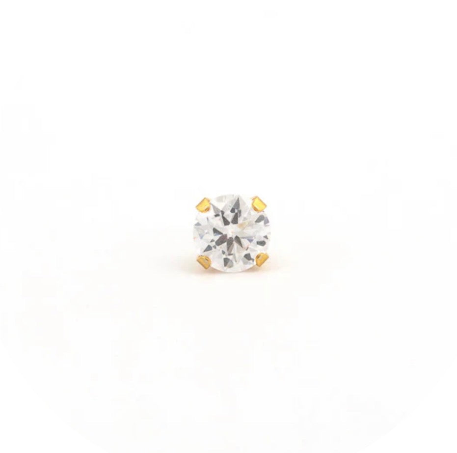 6mm CZ Stud G/P (Sensitive Ear)