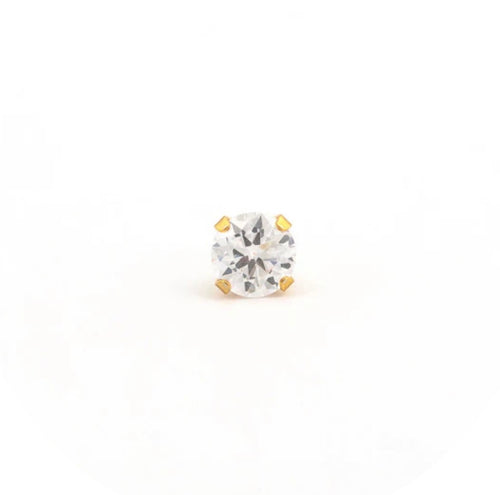 6mm CZ Stud G/P (Sensitive Ear)