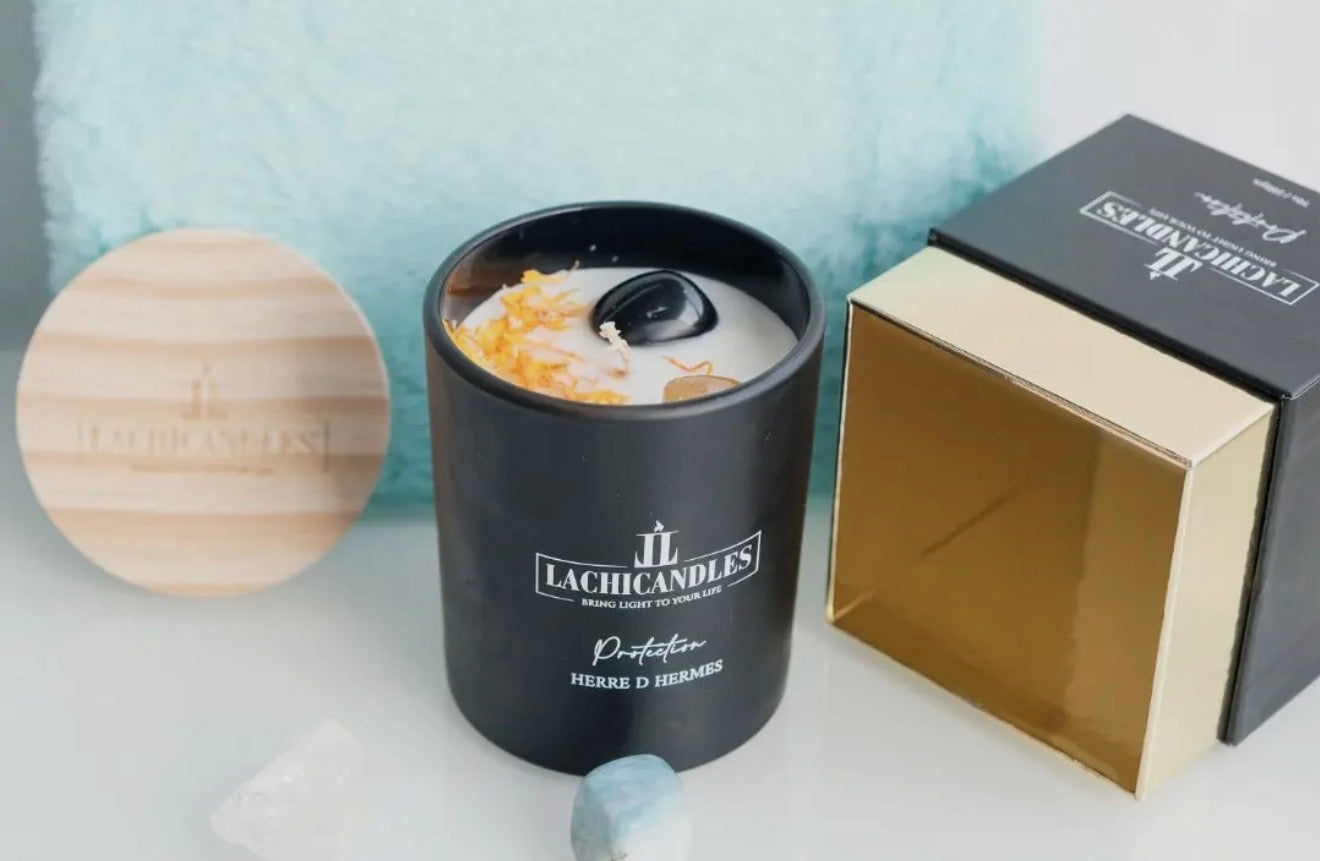 Herre D Hermes | Crystal Soy Candle