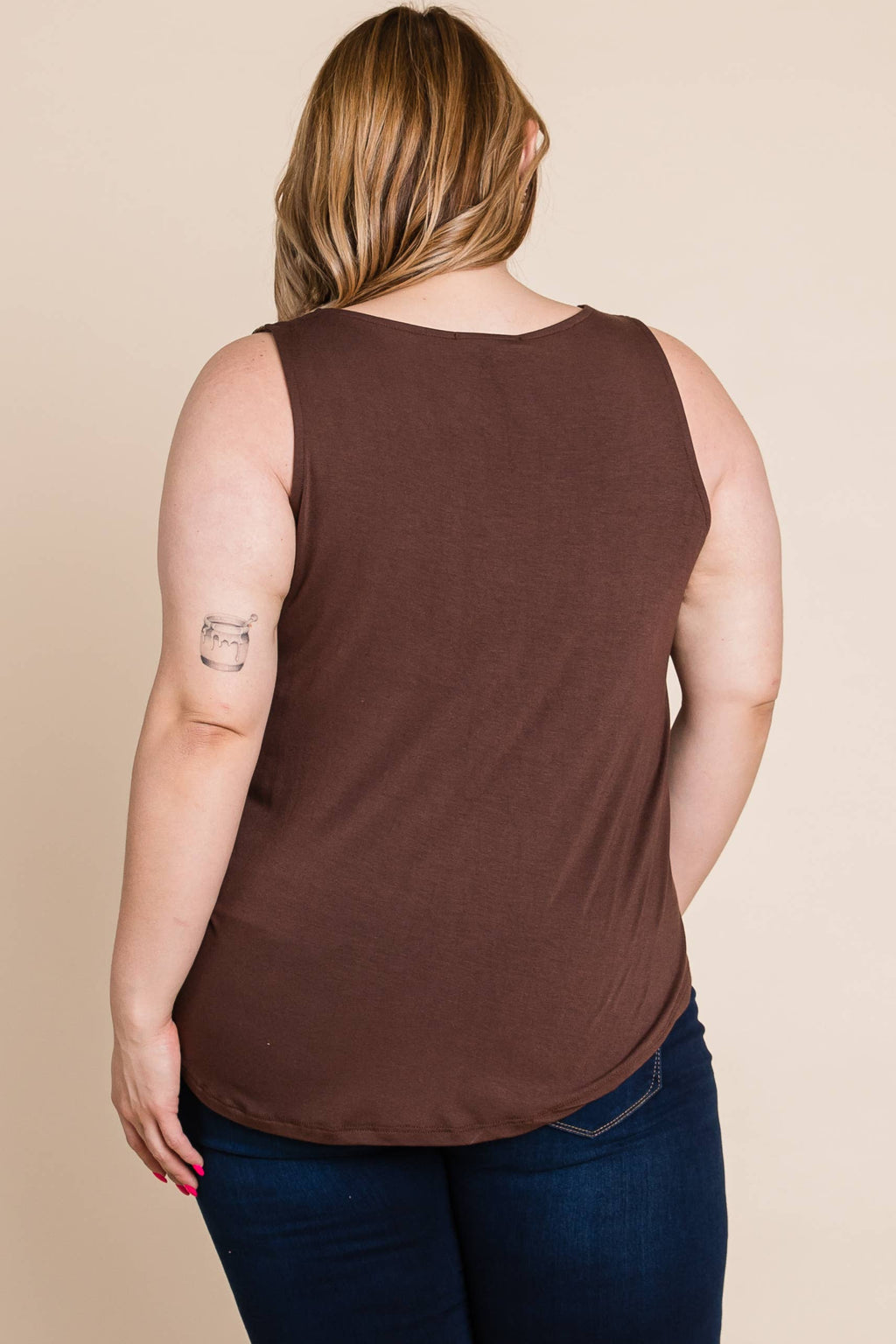 Plus Size Sparkly Sequin Sleeveless Fashion Top