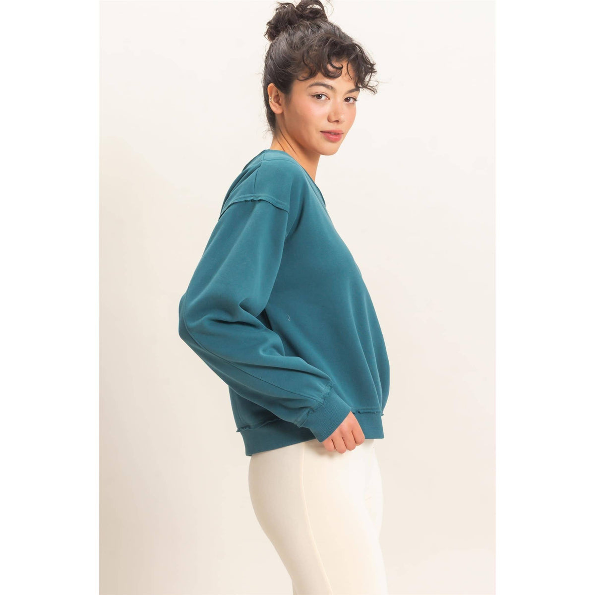 Off Shoulder Sweatshirt