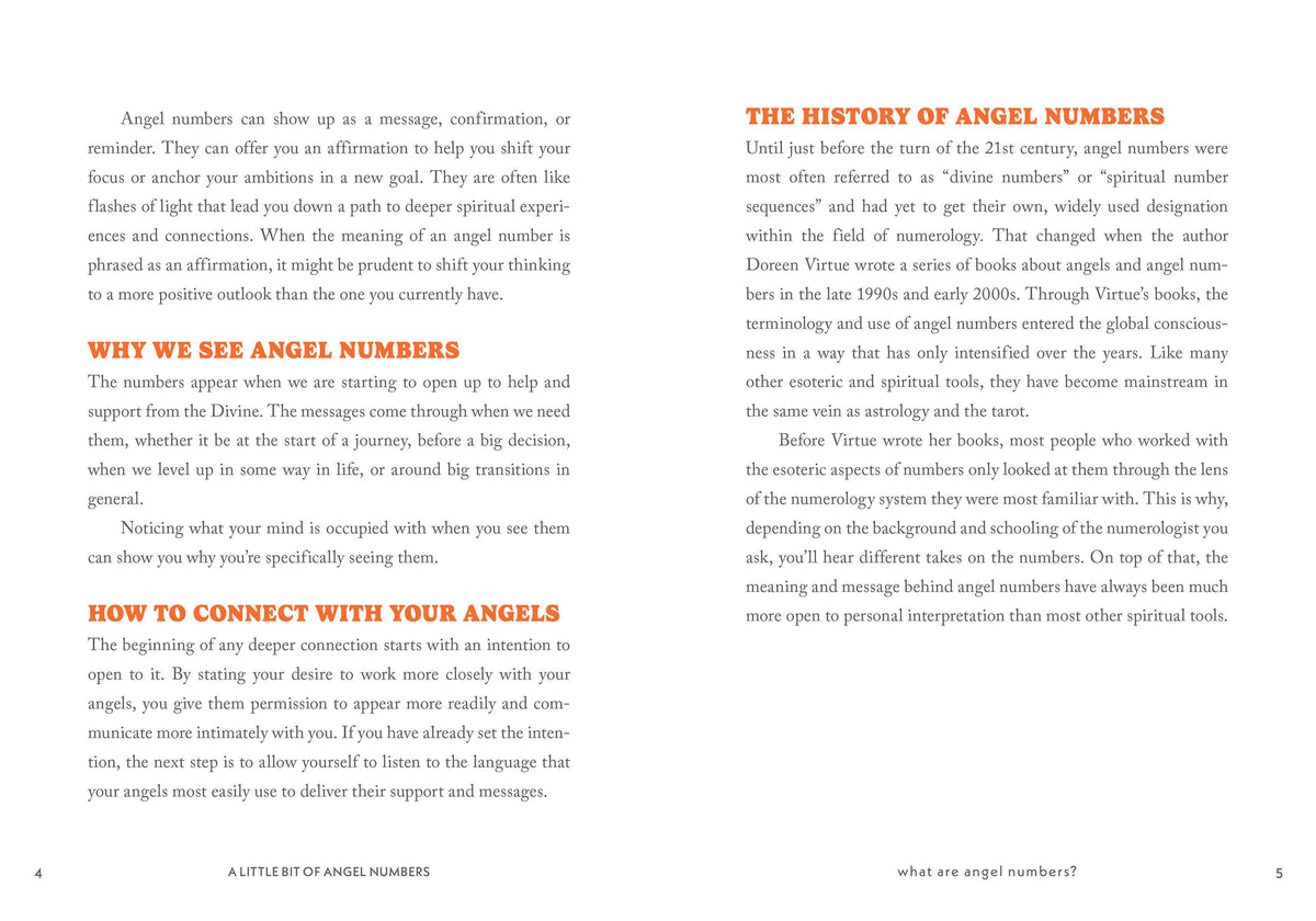 A Little Bit of Angel Numbers by Novalee Wilder