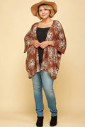 Floral One Size Knit Cardigan
