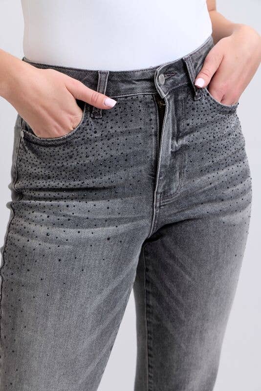 HW Rhinestone Straight